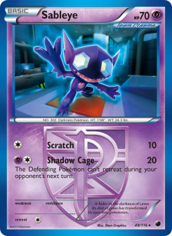 Sableye - pokemon TCG Card