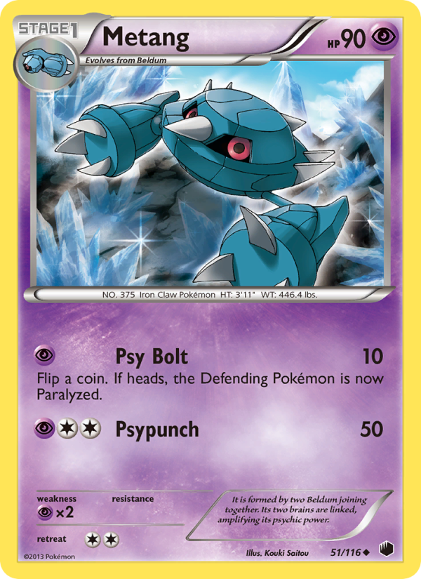 Metang - Pokémon TCG Card