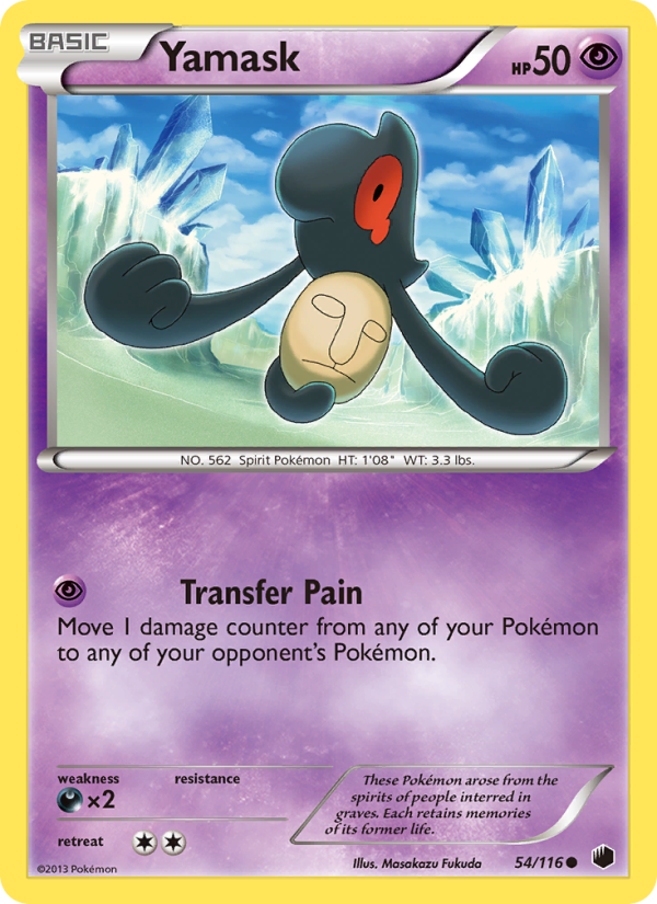 Yamask - Pokémon TCG Card