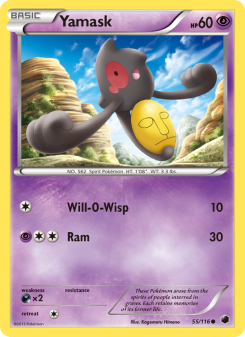 Yamask - pokemon TCG Card