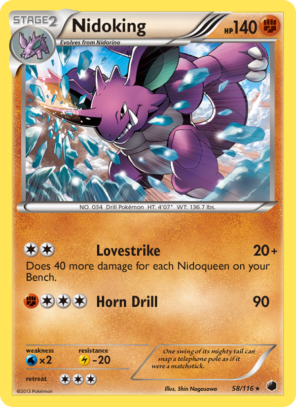 Nidoking - Pokémon TCG Card