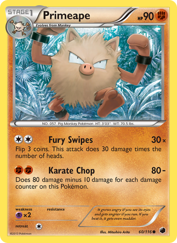 Primeape - Pokémon TCG Card