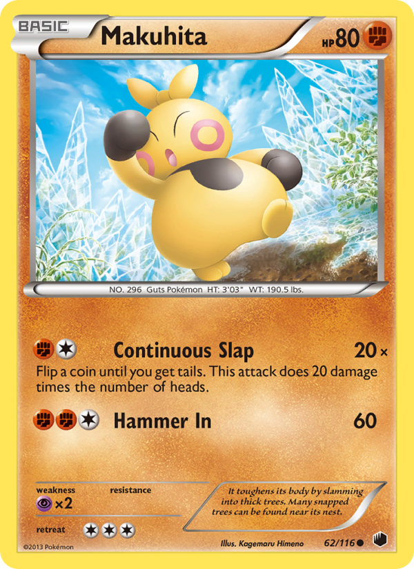 Makuhita - Pokémon TCG Card