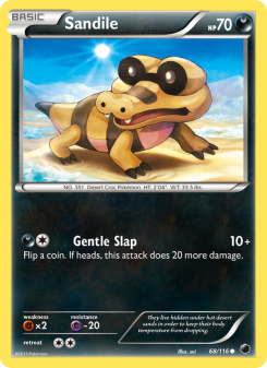 Sandile - pokemon TCG Card