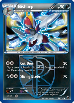 Bisharp - pokemon TCG Card