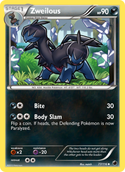 Zweilous - pokemon TCG Card