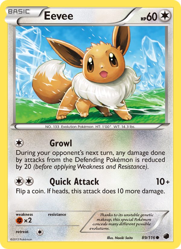 Eevee - Pokémon TCG Card