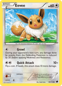 Eevee - pokemon TCG Card
