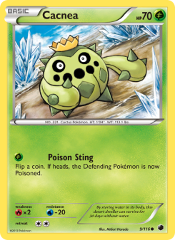 Cacnea - pokemon TCG Card