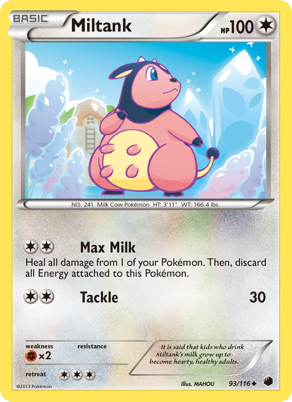 Miltank - Pokémon TCG Card