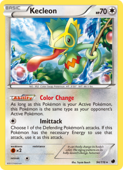Kecleon - pokemon TCG Card