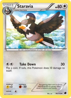 Staravia - pokemon TCG Card