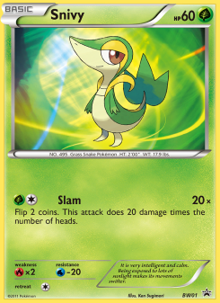 Snivy - pokemon TCG Card