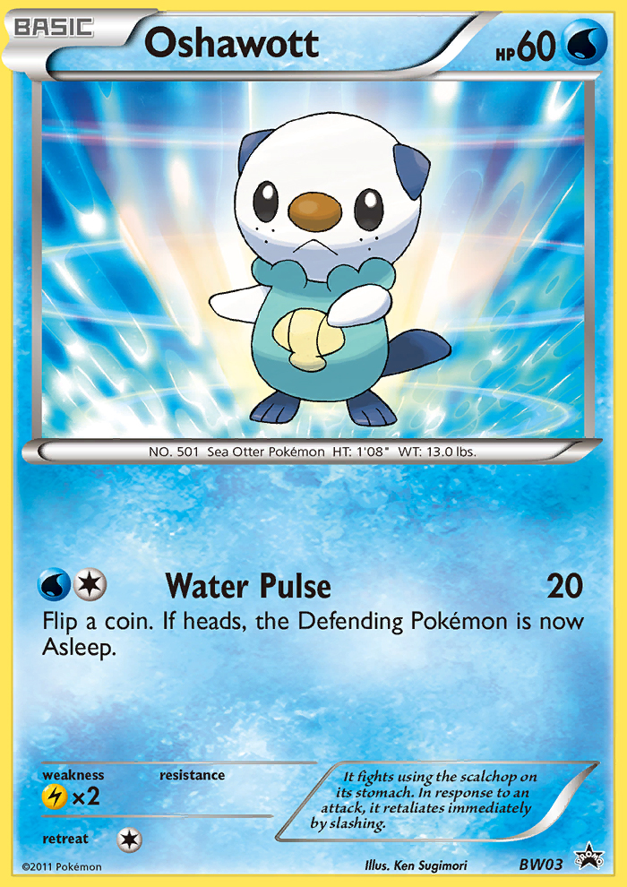 Oshawott - Pokémon TCG Card