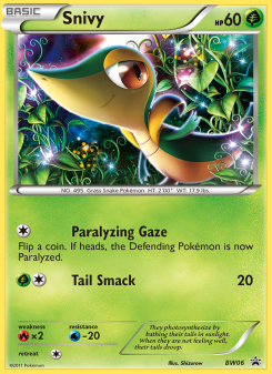 Snivy - pokemon TCG Card