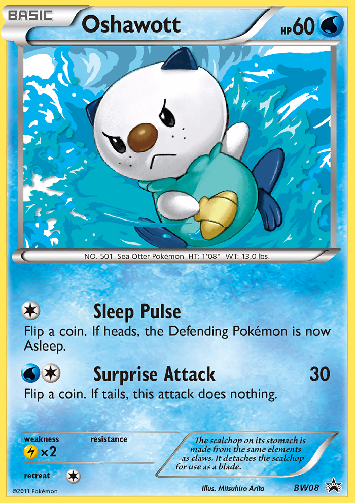 Oshawott - Pokémon TCG Card