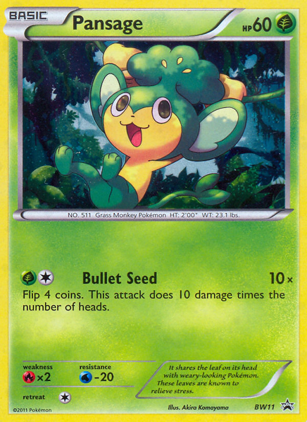 Pansage - Pokémon TCG Card