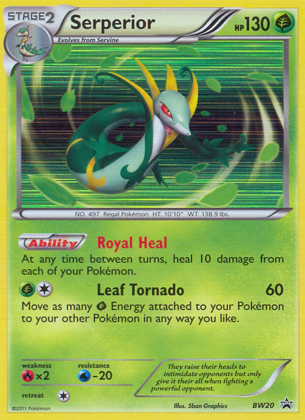 Serperior - Pokémon TCG Card