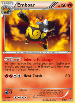 Emboar - pokemon TCG Card