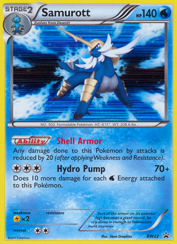 Samurott - Pokémon TCG Card
