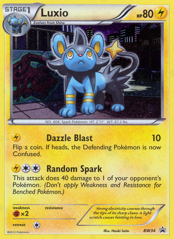 Luxio - Pokémon TCG Card