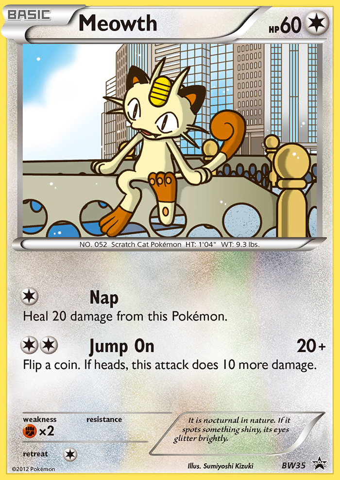 Meowth - Pokémon TCG Card