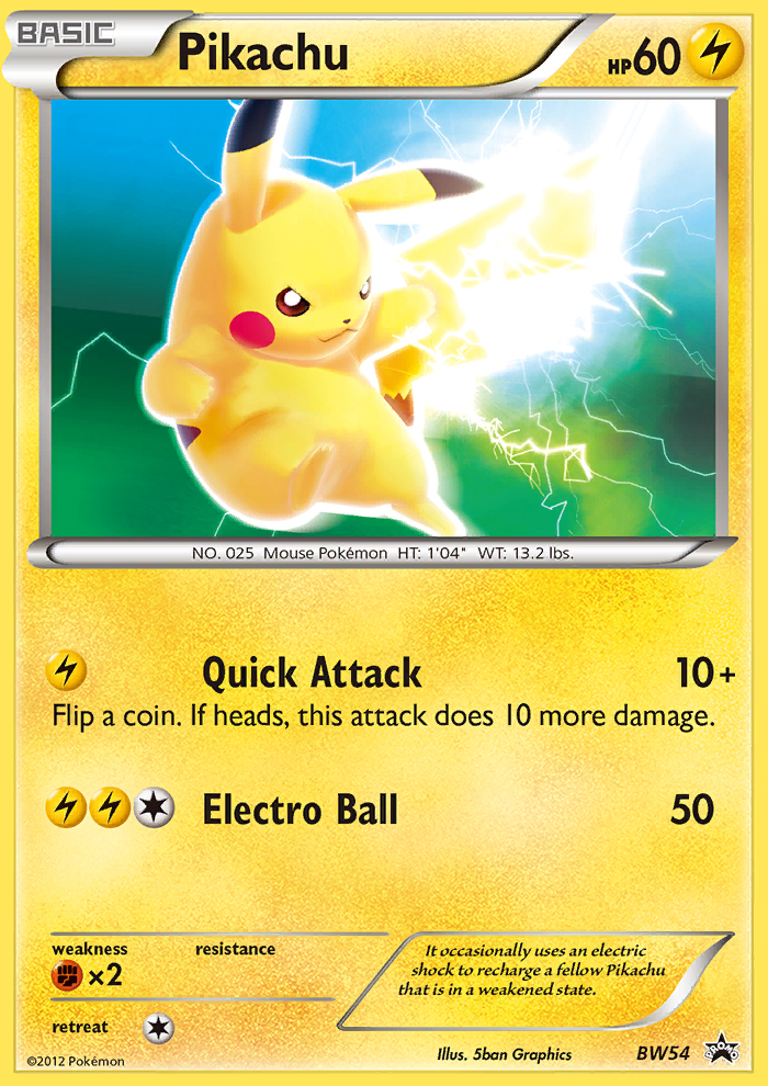 Pikachu - Pokémon TCG Card