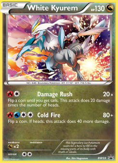 White Kyurem - pokemon TCG Card