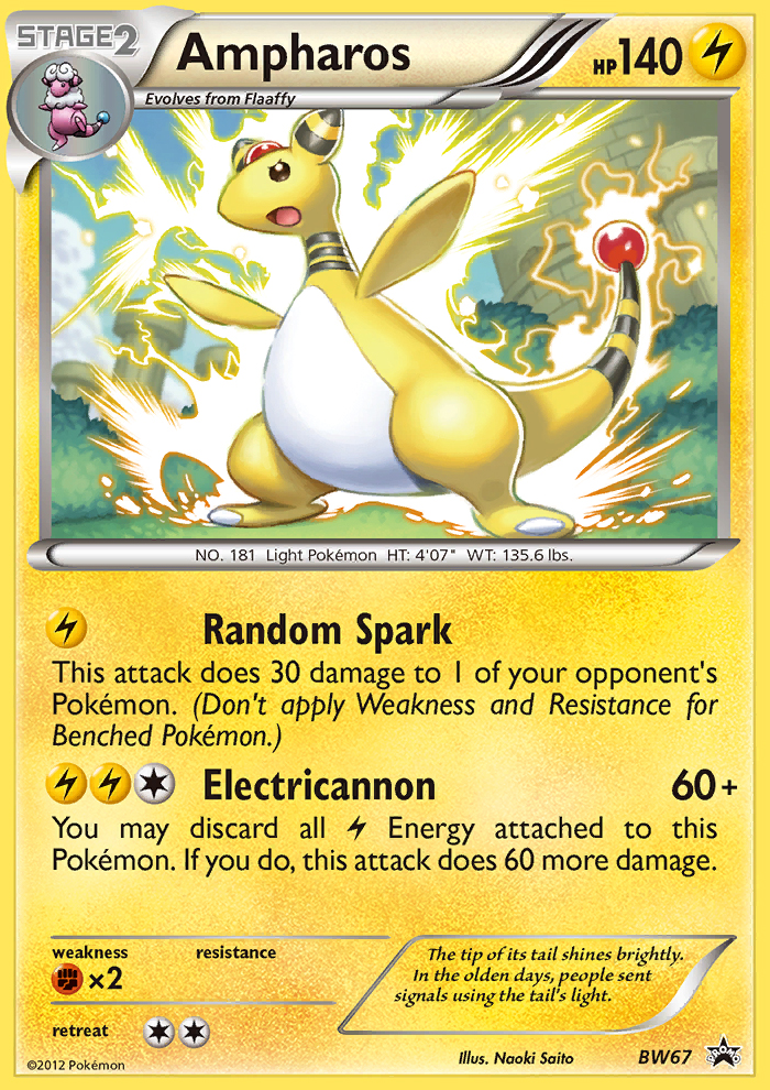 Ampharos - Pokémon TCG Card