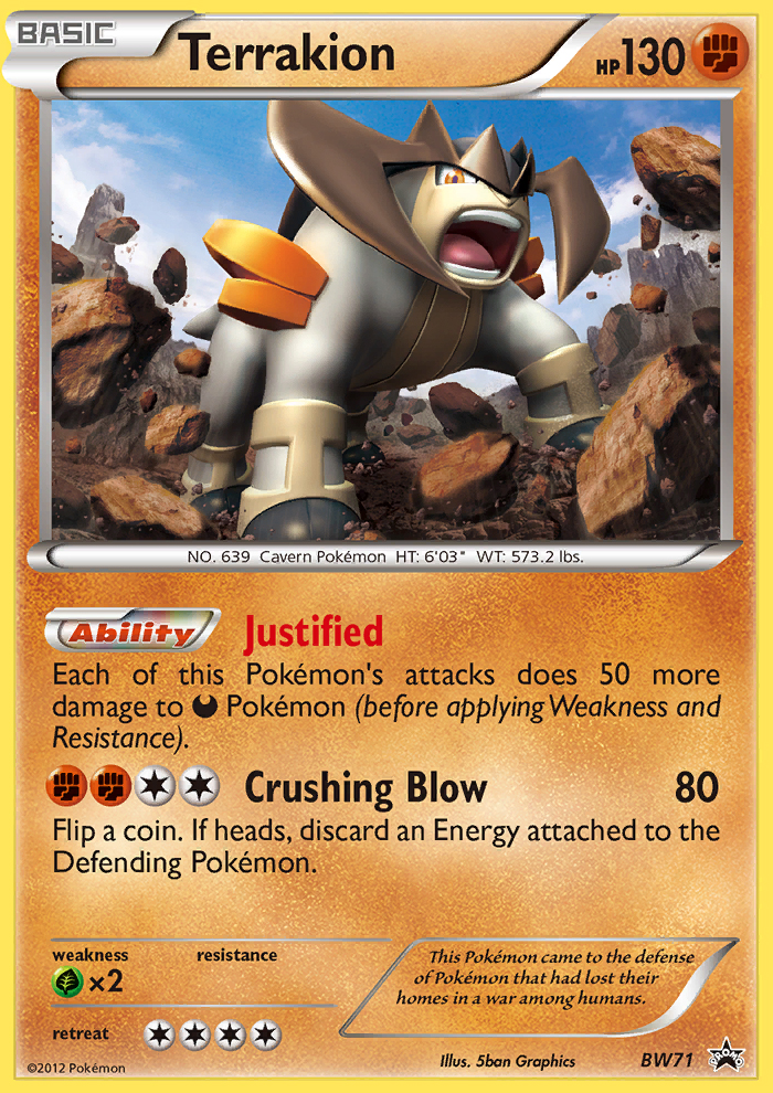Terrakion - Pokémon TCG Card