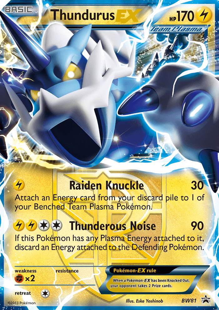 Thundurus-EX - Pokémon TCG Card