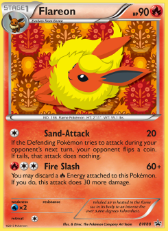 Flareon - pokemon TCG Card