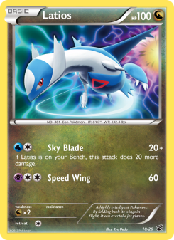 Latios - pokemon TCG Card