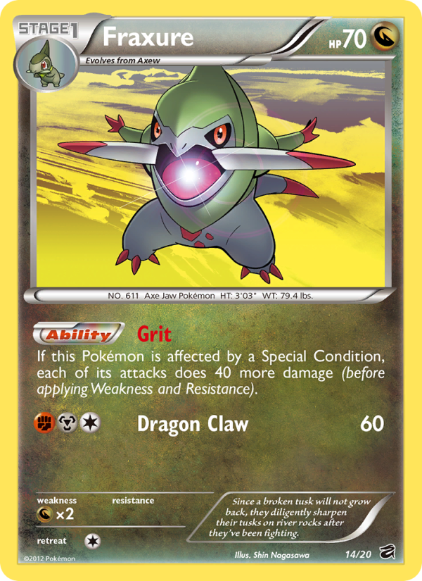 Fraxure - Pokémon TCG Card