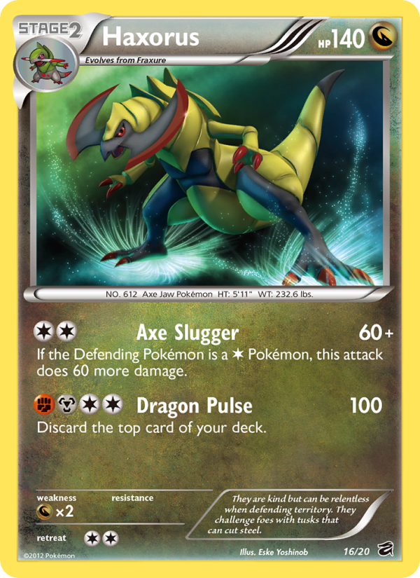 Haxorus - Pokémon TCG Card