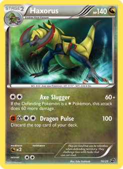 Haxorus - pokemon TCG Card