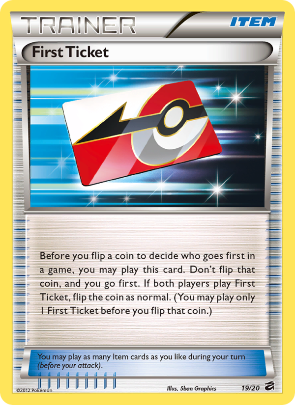 First Ticket - Pokémon TCG Card