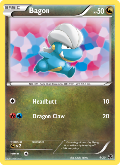 Bagon - pokemon TCG Card