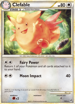Clefable - pokemon TCG Card