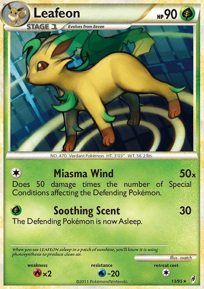 Leafeon - Pokémon TCG Card