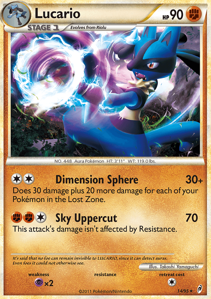 Lucario - Pokémon TCG Card