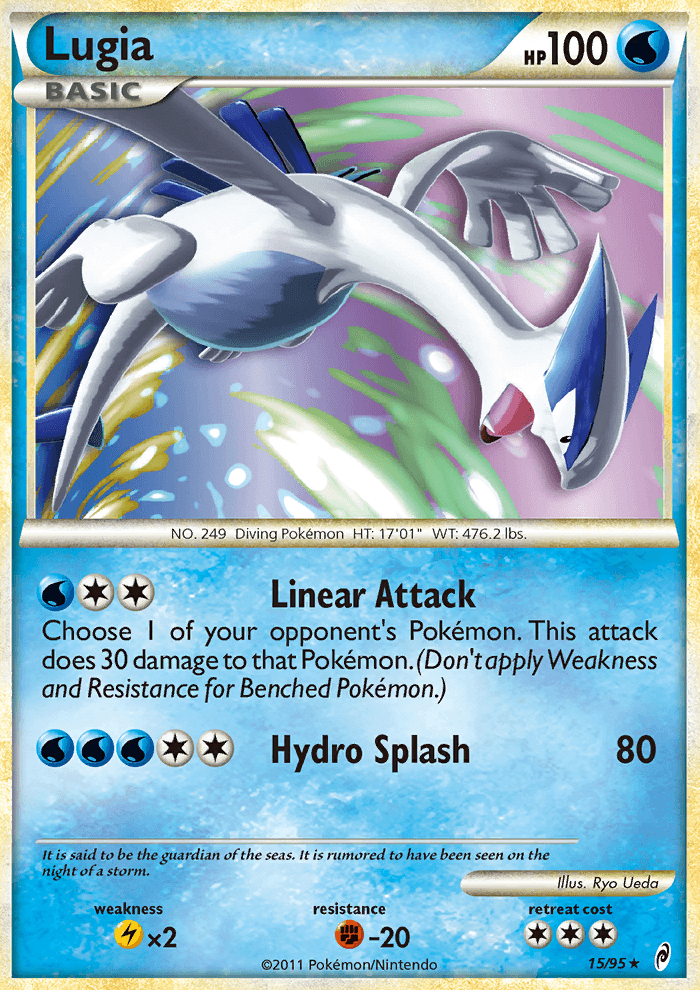 Lugia - Pokémon TCG Card