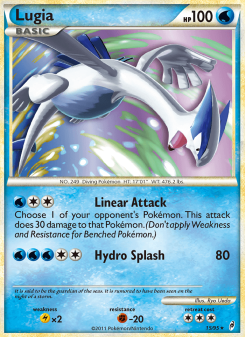 Lugia - pokemon TCG Card