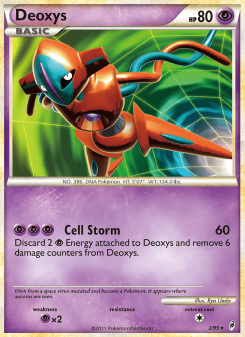 Deoxys - pokemon TCG Card