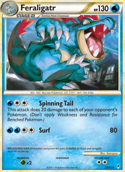 Feraligatr - pokemon TCG Card