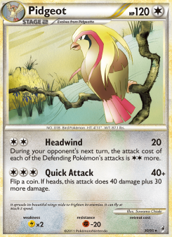 Pidgeot - pokemon TCG Card