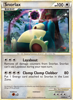 Snorlax - pokemon TCG Card
