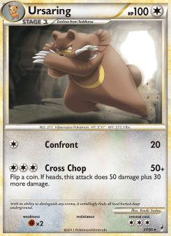 Ursaring - pokemon TCG Card