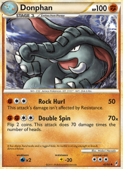 Donphan - pokemon TCG Card