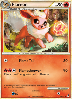 Flareon - pokemon TCG Card